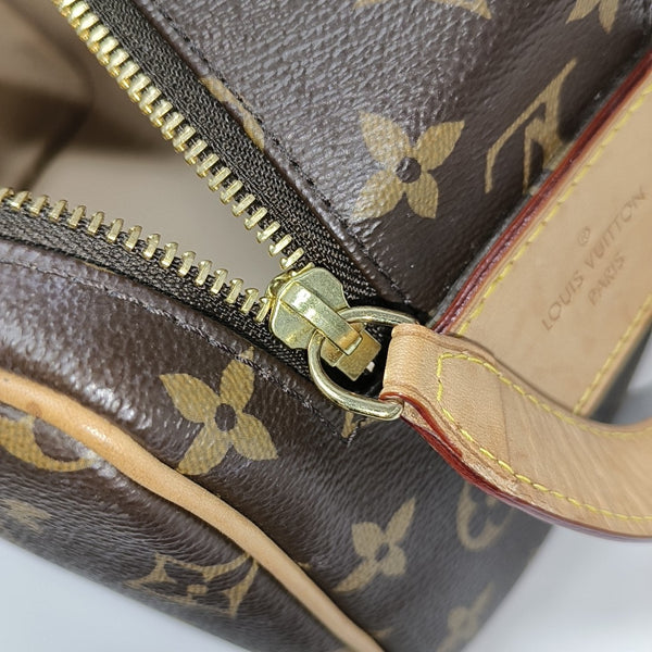 DOPP Monogram Coated Canvas Brown