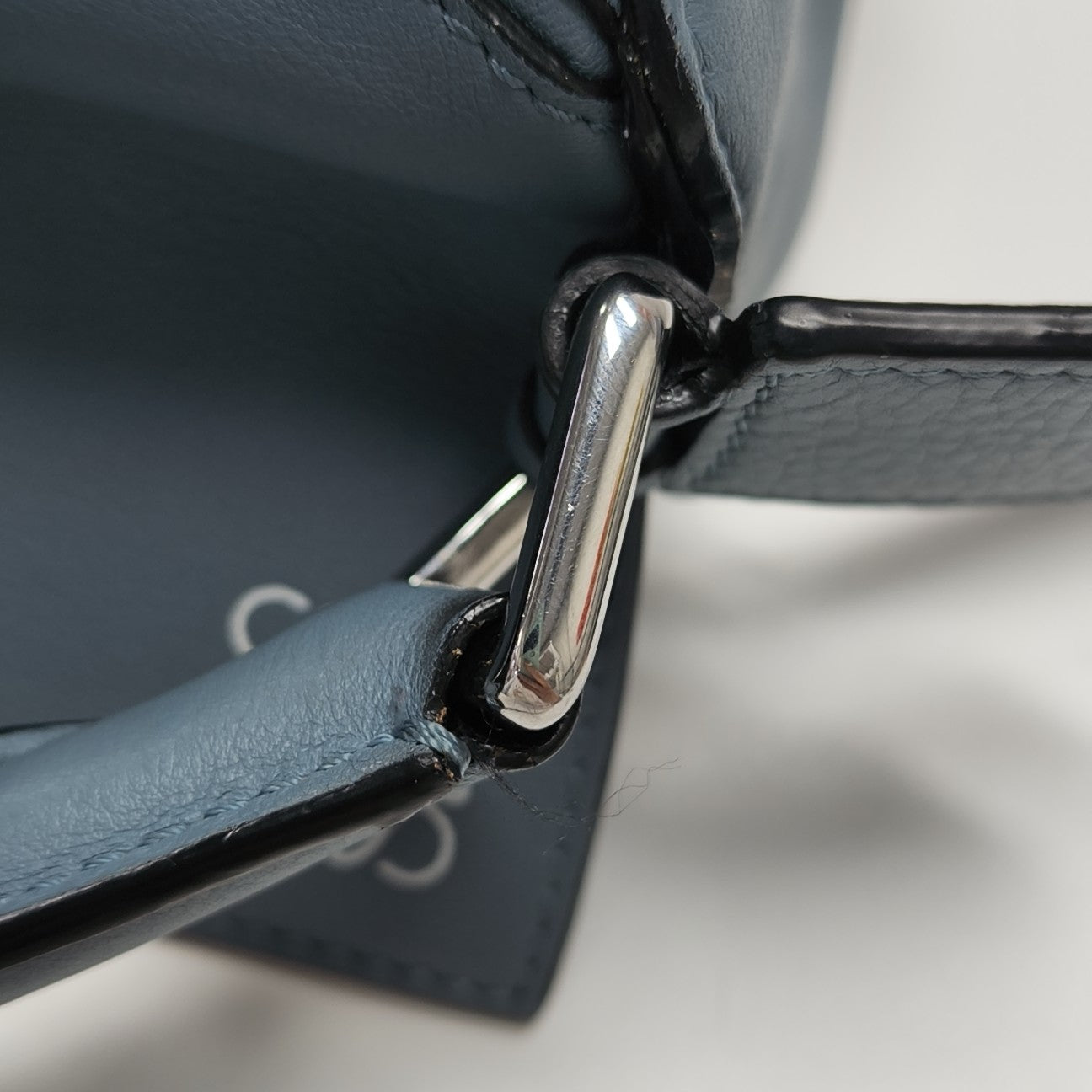 Puzzle Small Calfskin Blue