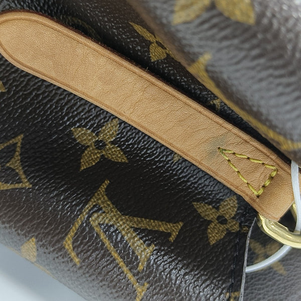 MONTAIGNE GM Monogram Coated Canvas Brown