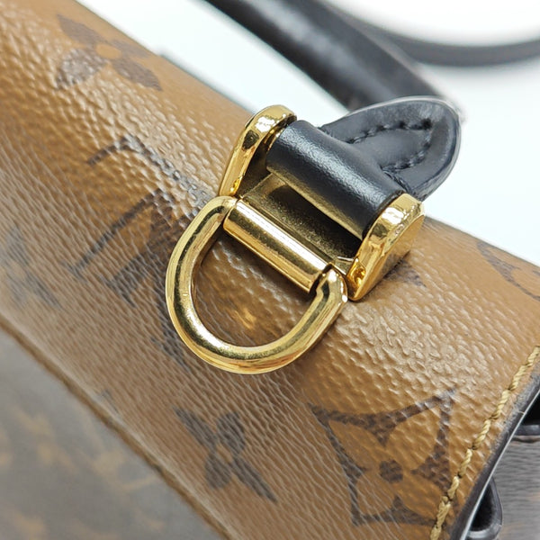 Monogram Coated Canvas Shoulder Bag Super Mini Brown