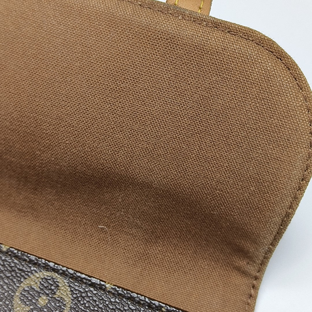 MARELLE Monogram Coated Canvas Brown