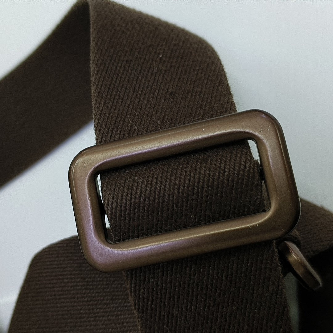 BROOKLYN MM Damier Ebene Coated Canvas Brown
