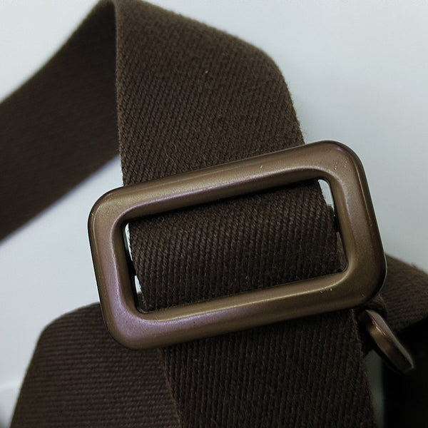 BROOKLYN MM Damier Ebene Coated Canvas Brown