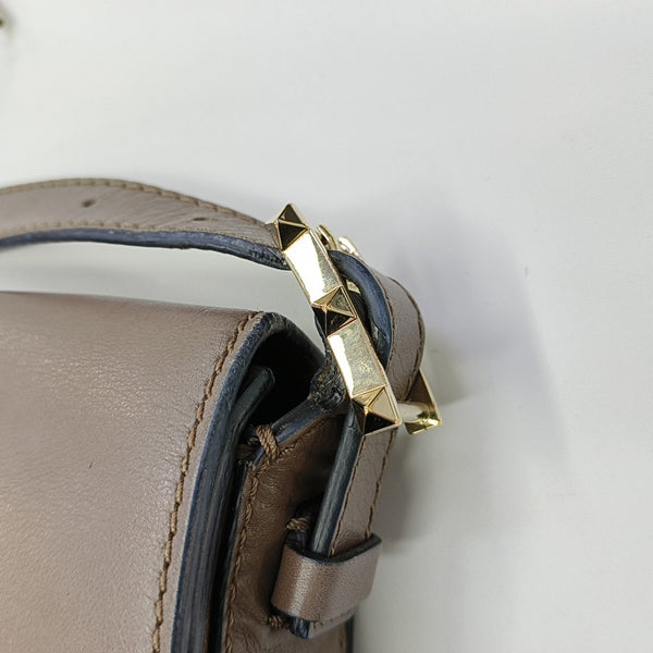 Calfskin Shoulder Bag Gray