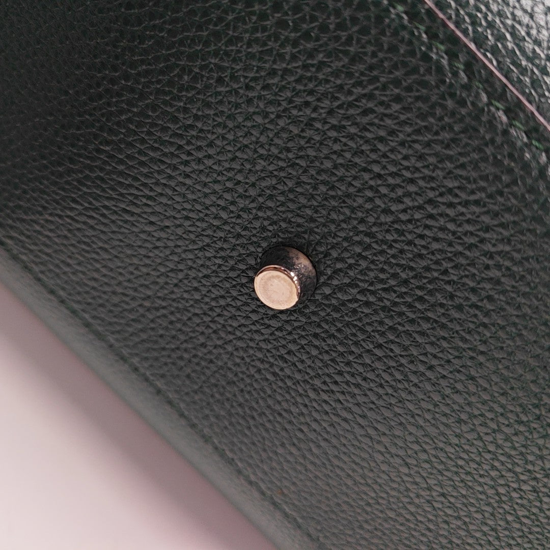 Zumi Medium Calfskin Green