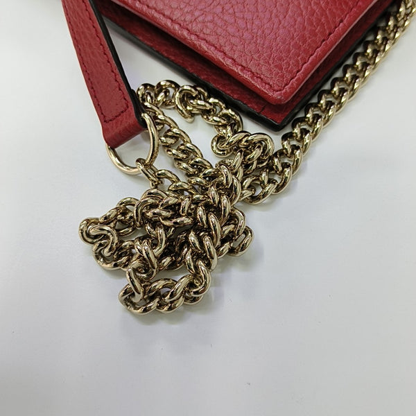 Calfskin Shoulder Bag Red