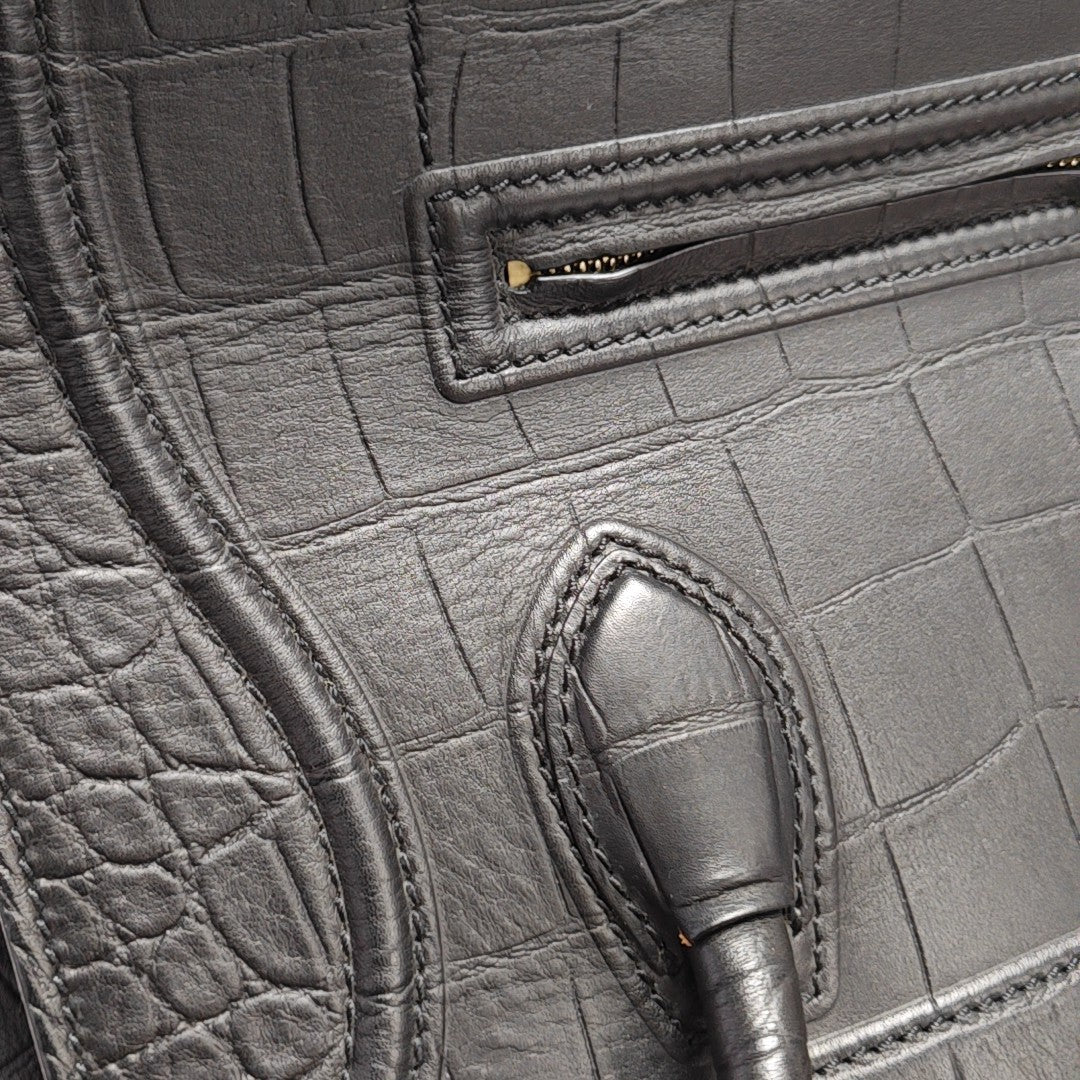 PHANTOM Medium Calfskin Black