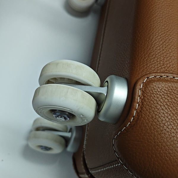Calfskin Luggage Brown