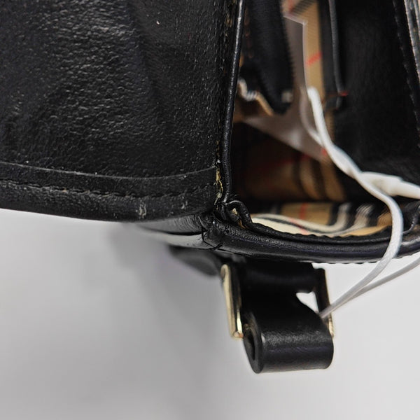 Calfskin Shoulder Bag Black
