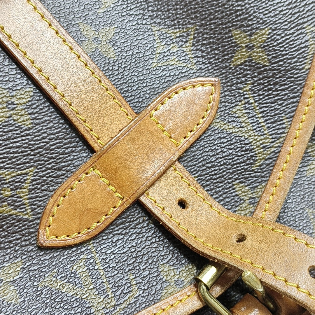 SAUMUR Monogram Coated Canvas Brown