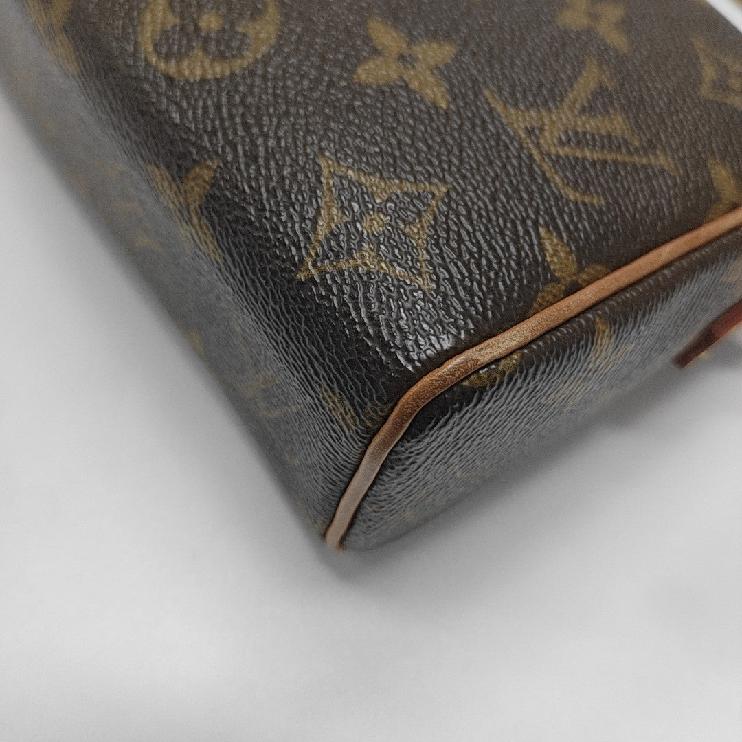 RECITAL Monogram Coated Canvas Brown