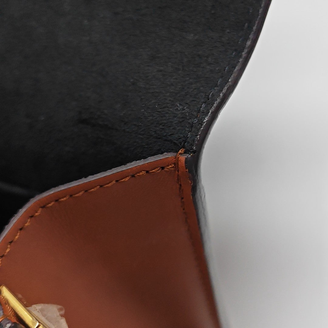 DAUPHINE Mini Monogram Coated Canvas Brown