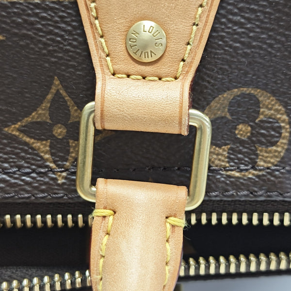 SPEEDY 30 Monogram Coated Canvas Brown