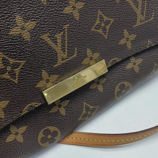 FAVORITE MM Monogram Coated Canvas Brown