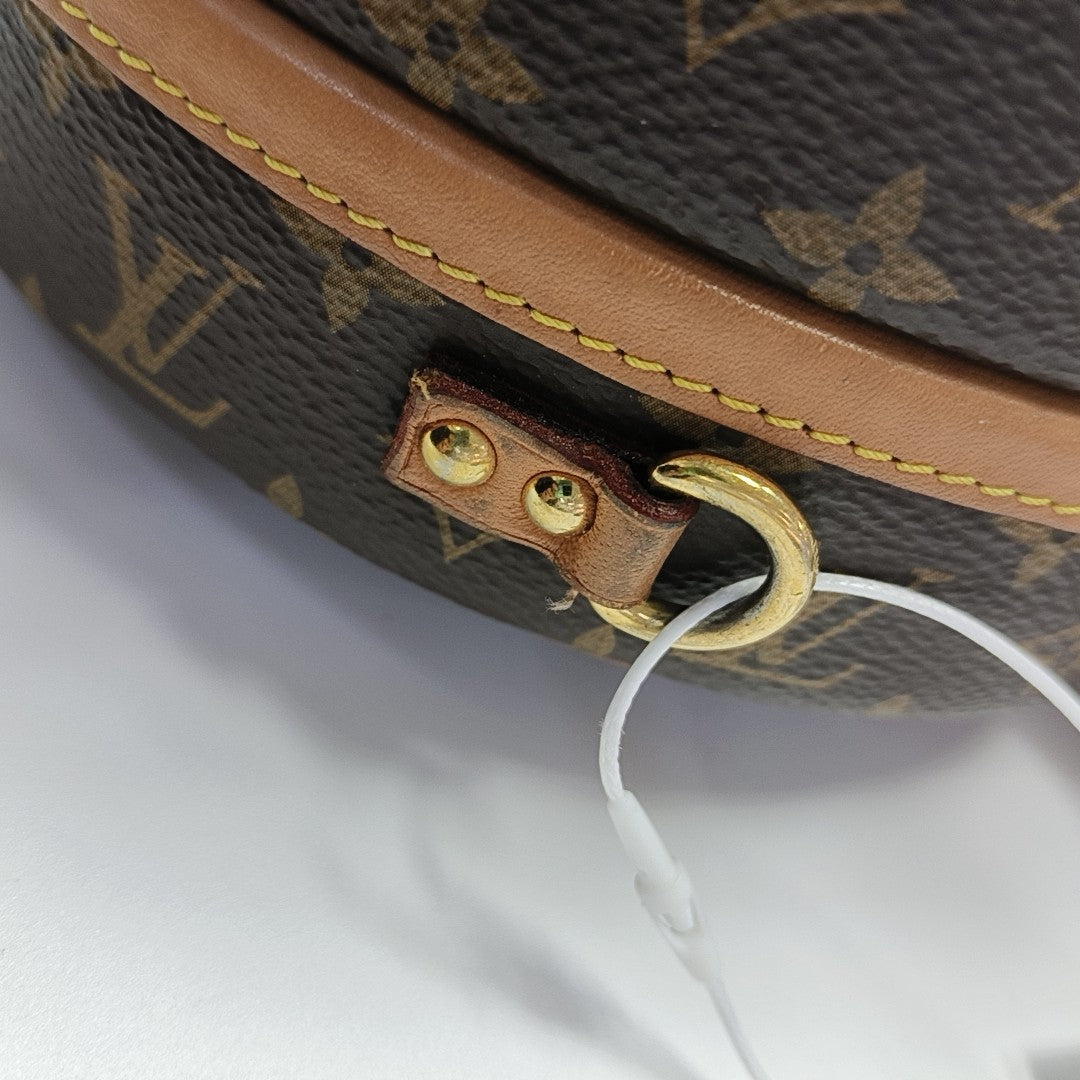 BOITE CHAPEAU PM Monogram Coated Canvas Brown