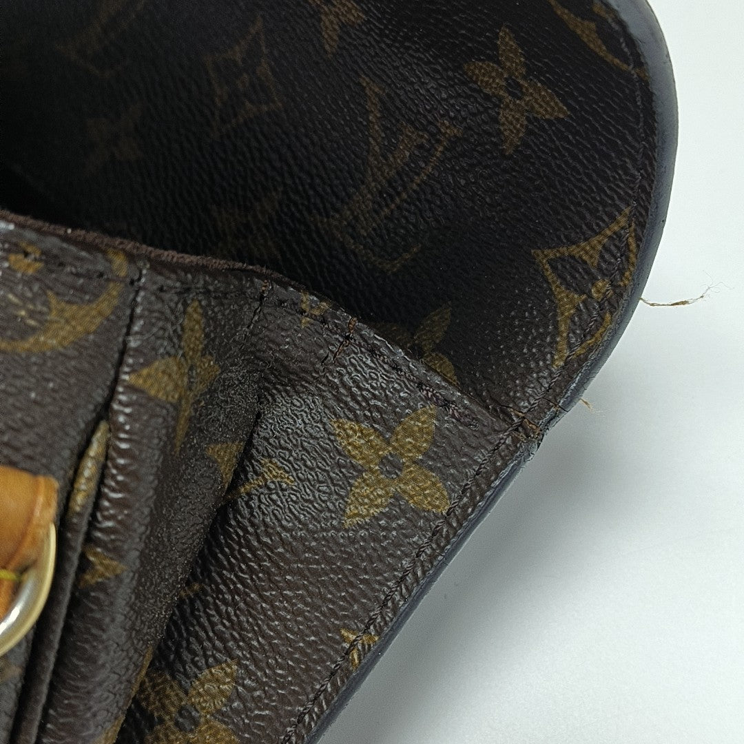 MÉTIS MM Monogram Coated Canvas Brown