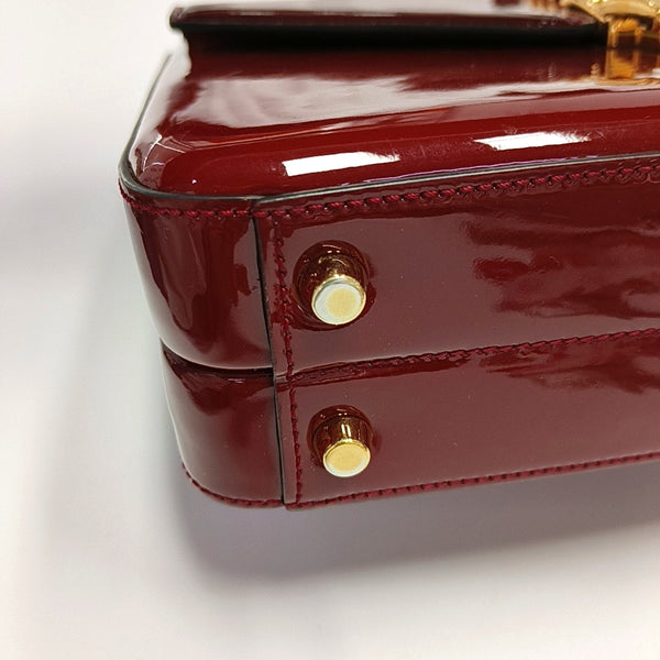 Authenticated pre-owned  Sylvie 1969 Patent Leather Red - Shoulder Bag at Looply