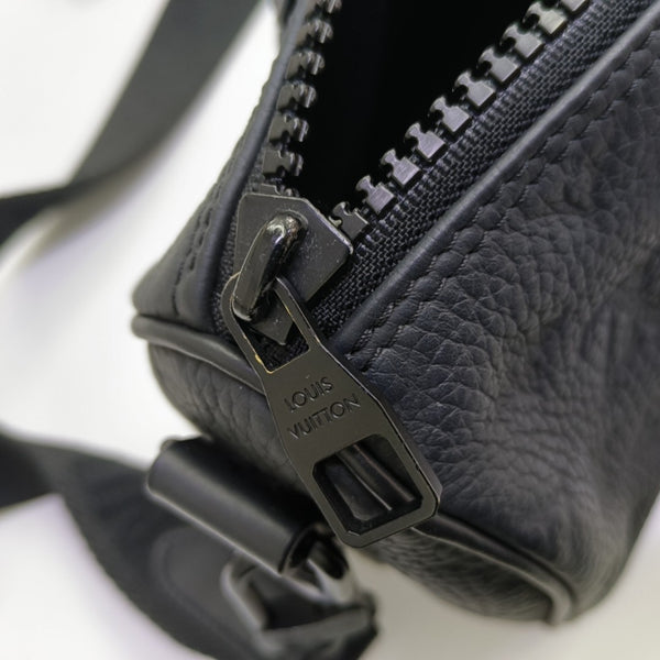 KEEPALL 25 Monogram Calfskin Black