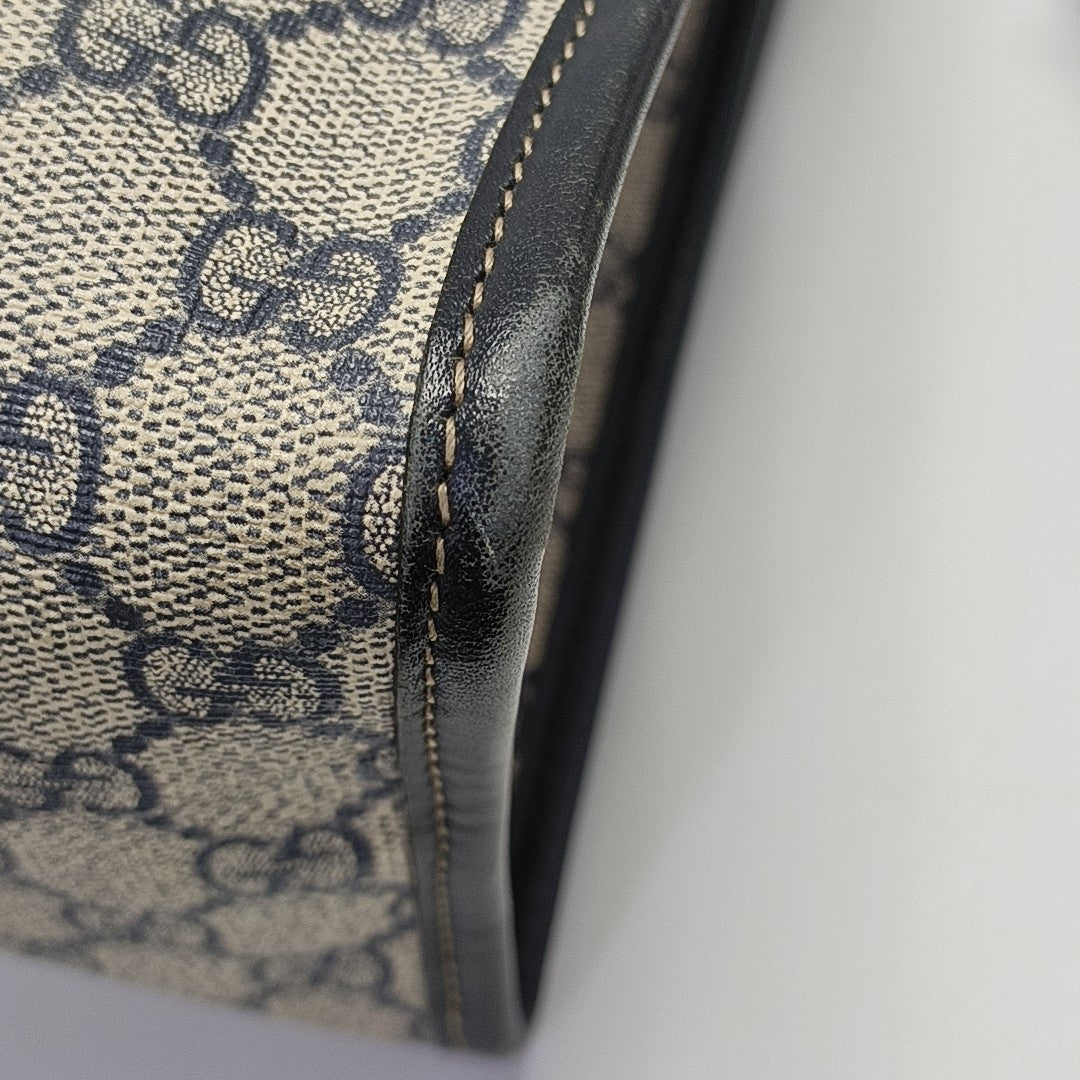 Monogram Coated Canvas Shoulder Bag Beige
