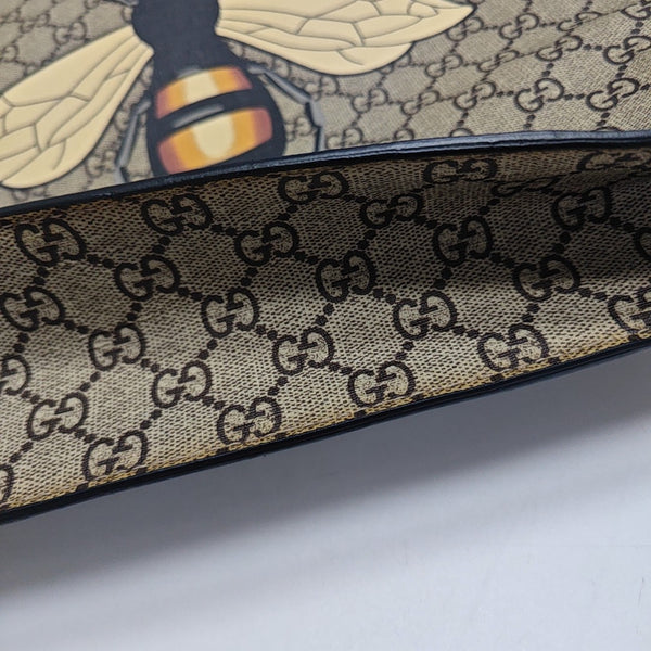 GG Supreme Monogram Coated Canvas Brown