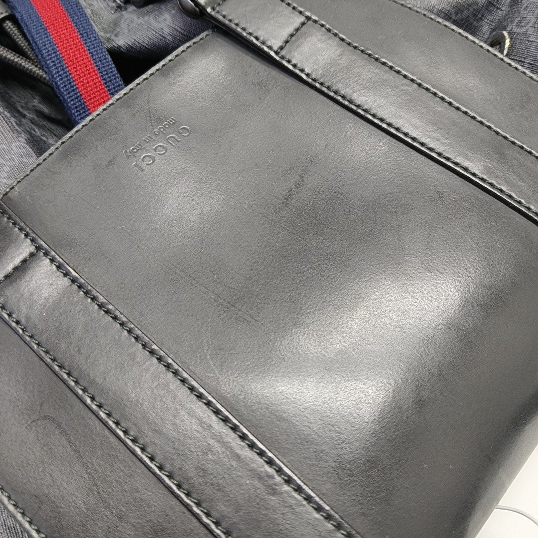 GG Supreme Monogram Coated Canvas Gray