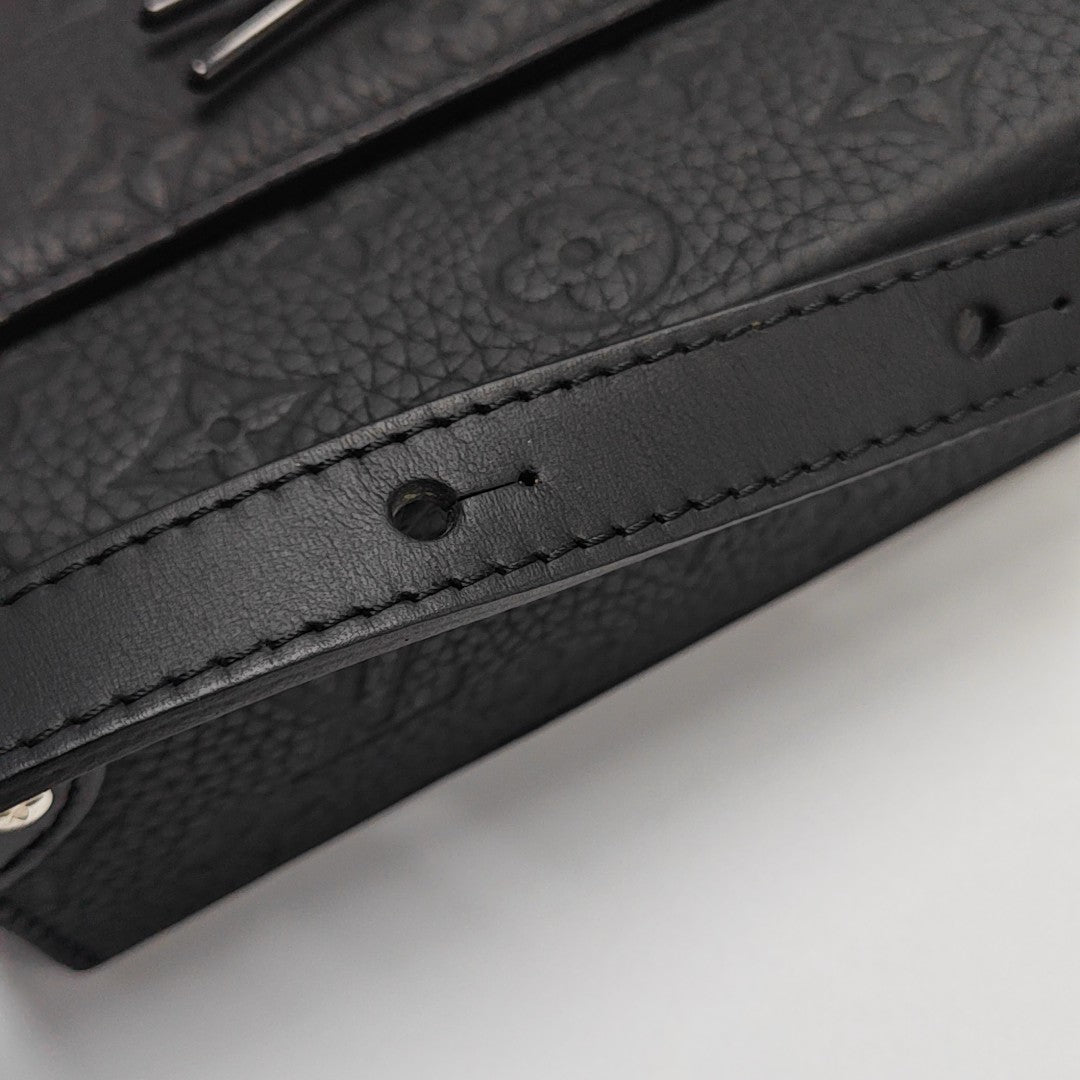 SOFT TRUNK Mini Monogram Calfskin Black