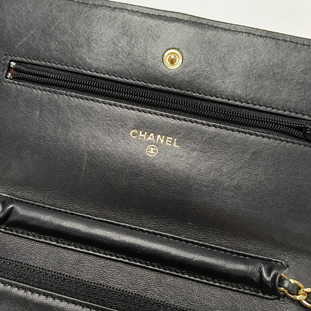 WOC Mini Lambskin Black