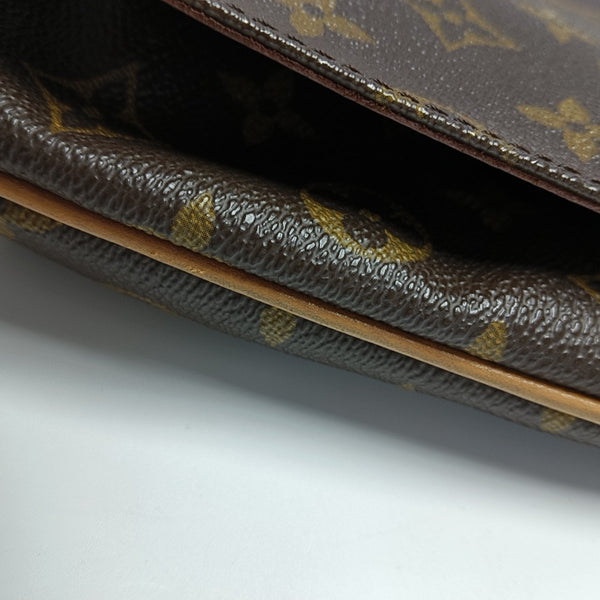 MUSETTE TANGO Monogram Coated Canvas Brown