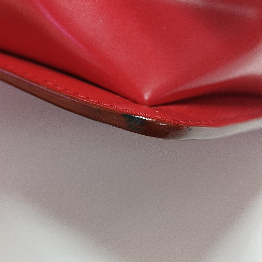 Calfskin Crossbody Bag Red