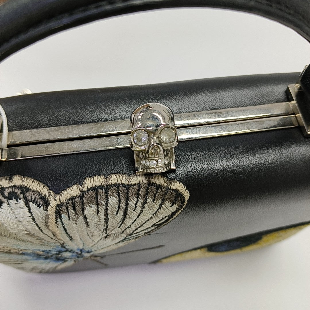 Calfskin Shoulder Bag Black