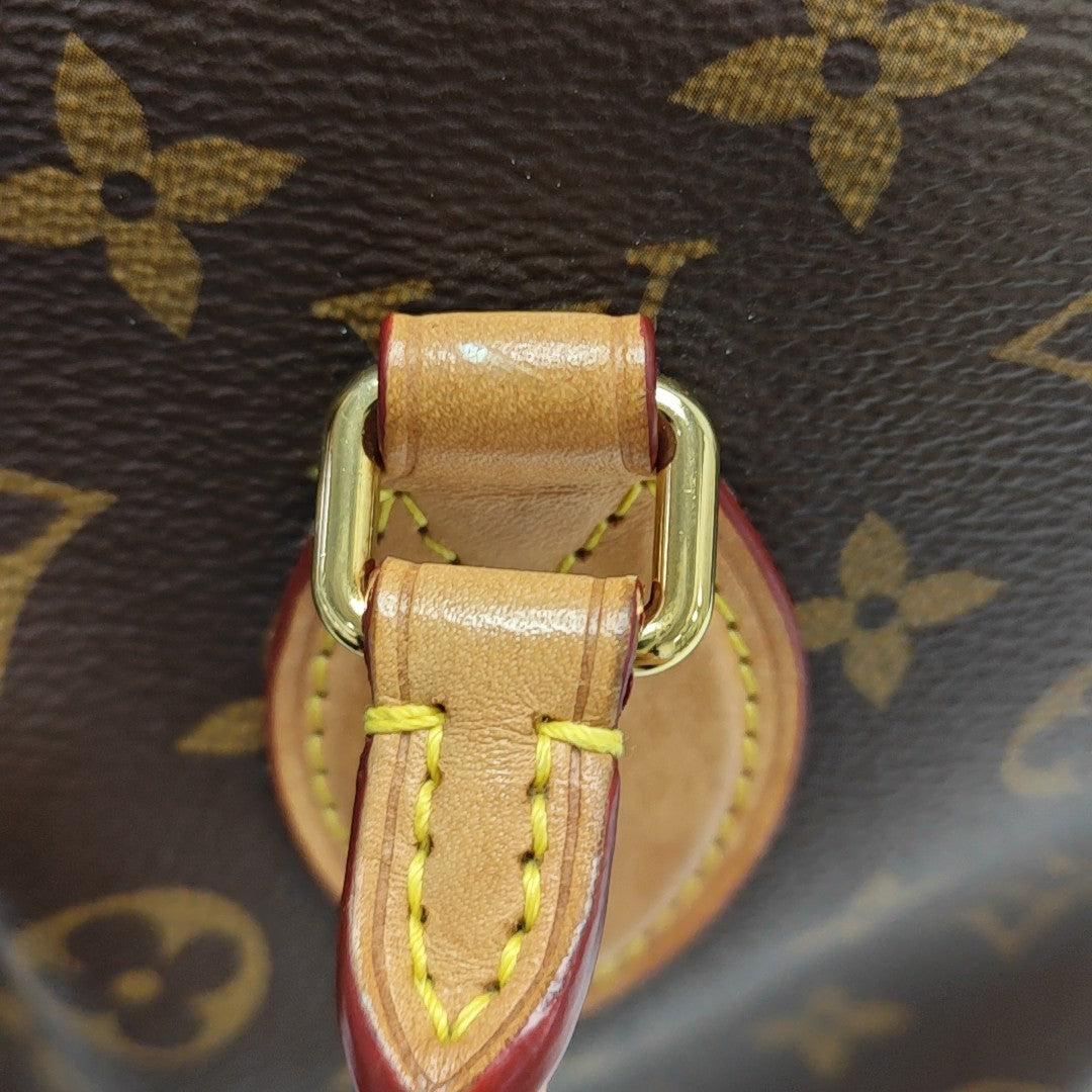 BOETIE PM Monogram Coated Canvas Brown