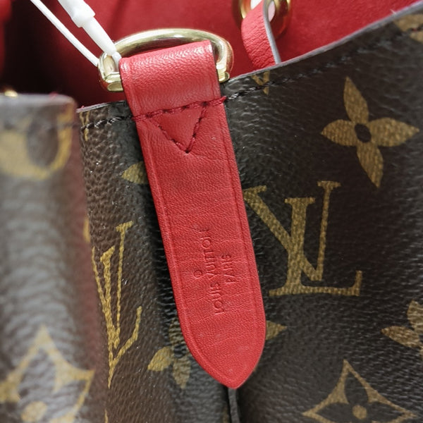 NÉONOÉ MM Monogram Coated Canvas Brown