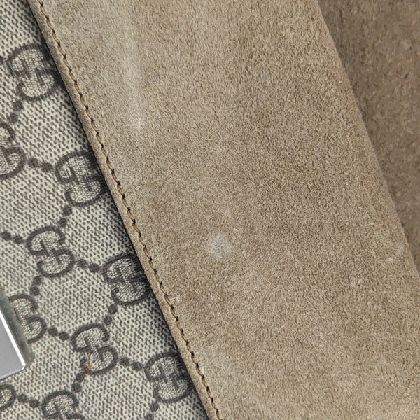 Dionysus Mini Monogram Coated Canvas Beige