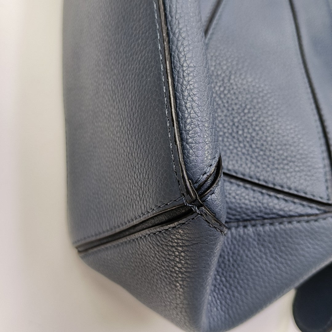 Puzzle Small Quilted Calfskin Blue
