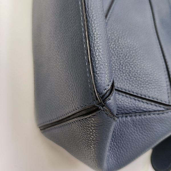 Puzzle Small Quilted Calfskin Blue