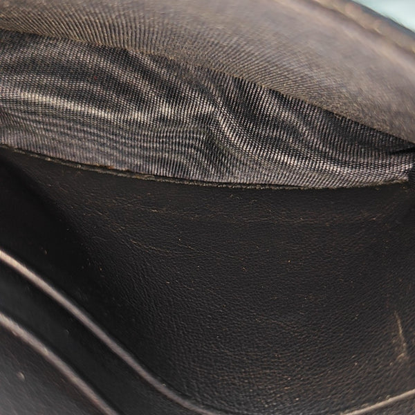 Authenticated pre-owned  Saddle Monogram Fabric Blue Card Holder - Card Holder at Looply