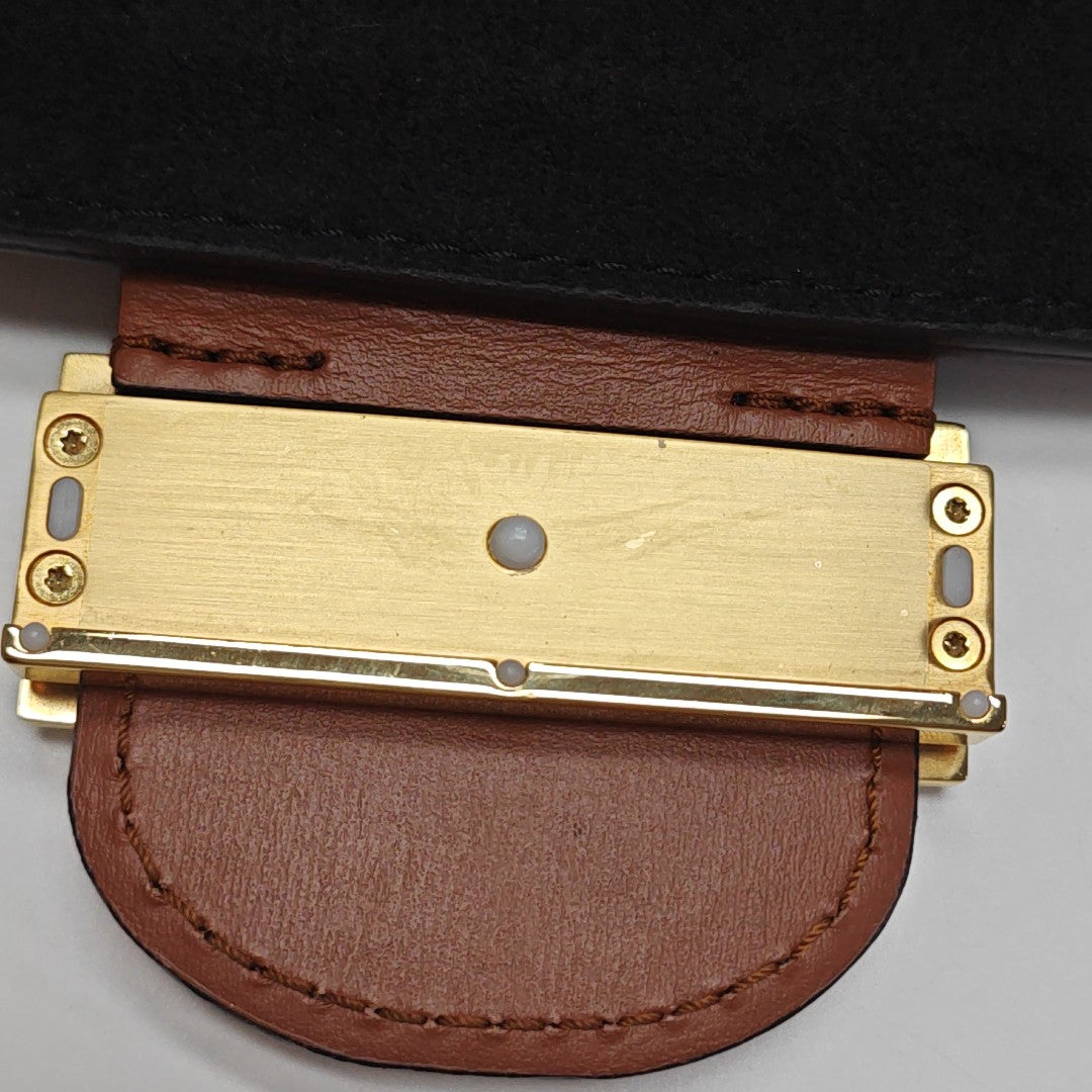 DAUPHINE Mini Monogram Coated Canvas Brown