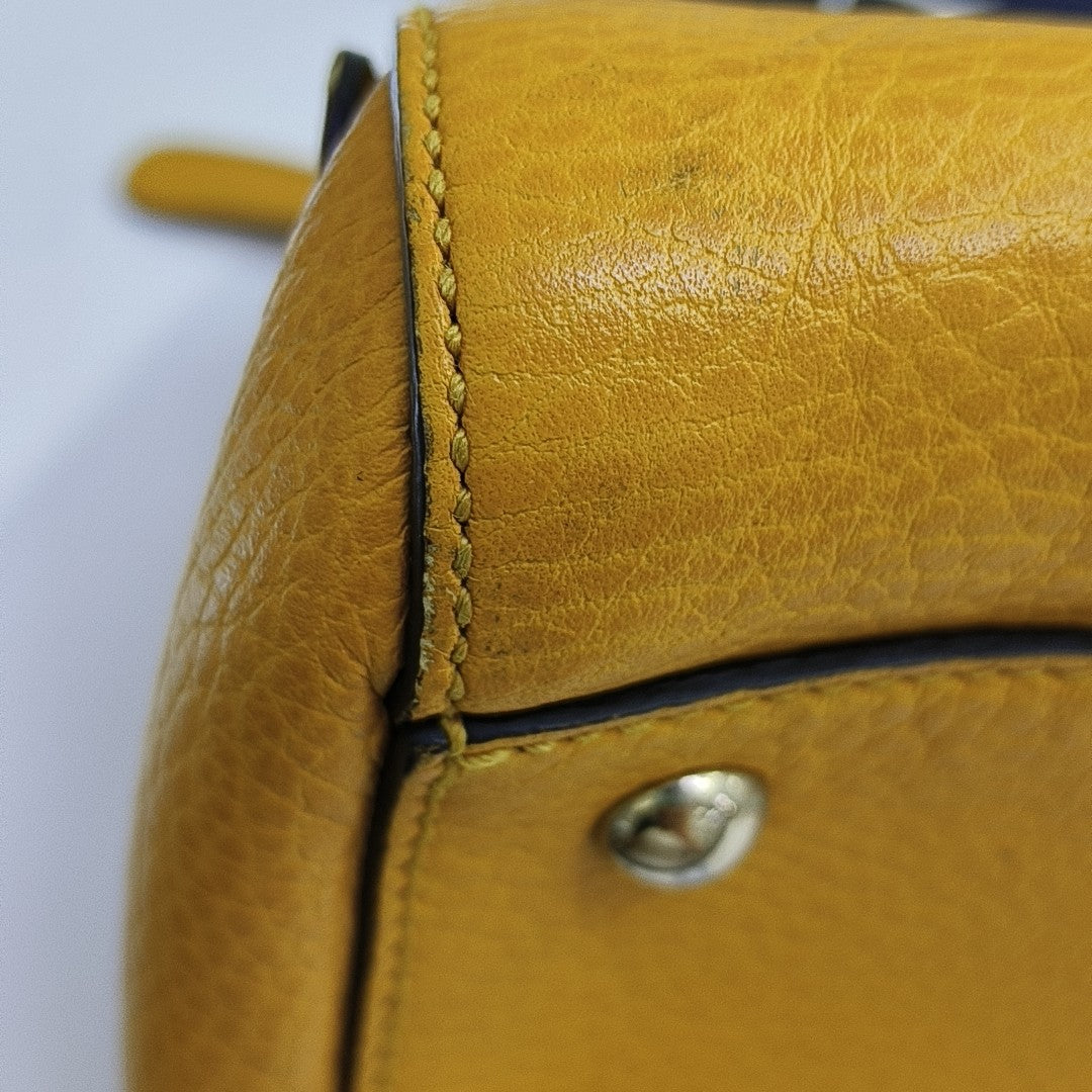 Calfskin Tote Bag Yellow
