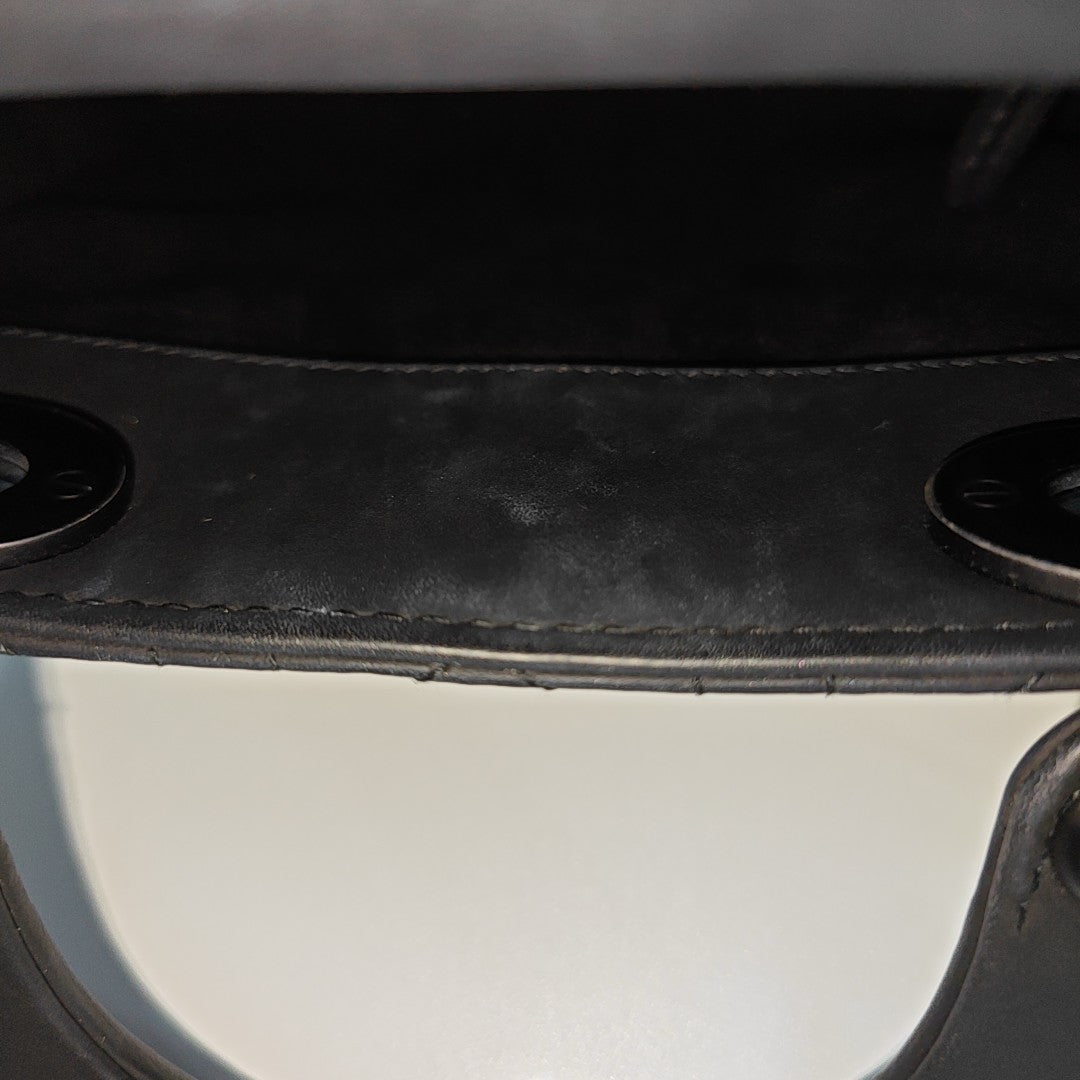 Lady Dior Mini Cannage Calfskin Black
