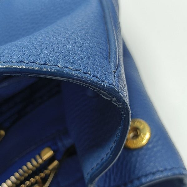 Calfskin Tote Bag Blue