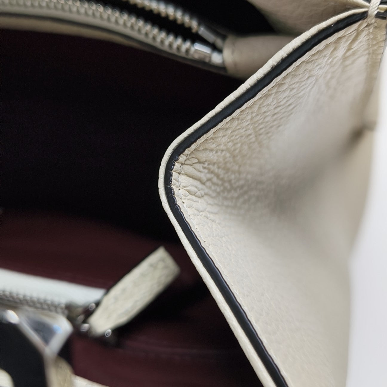 Zumi Small Calfskin White