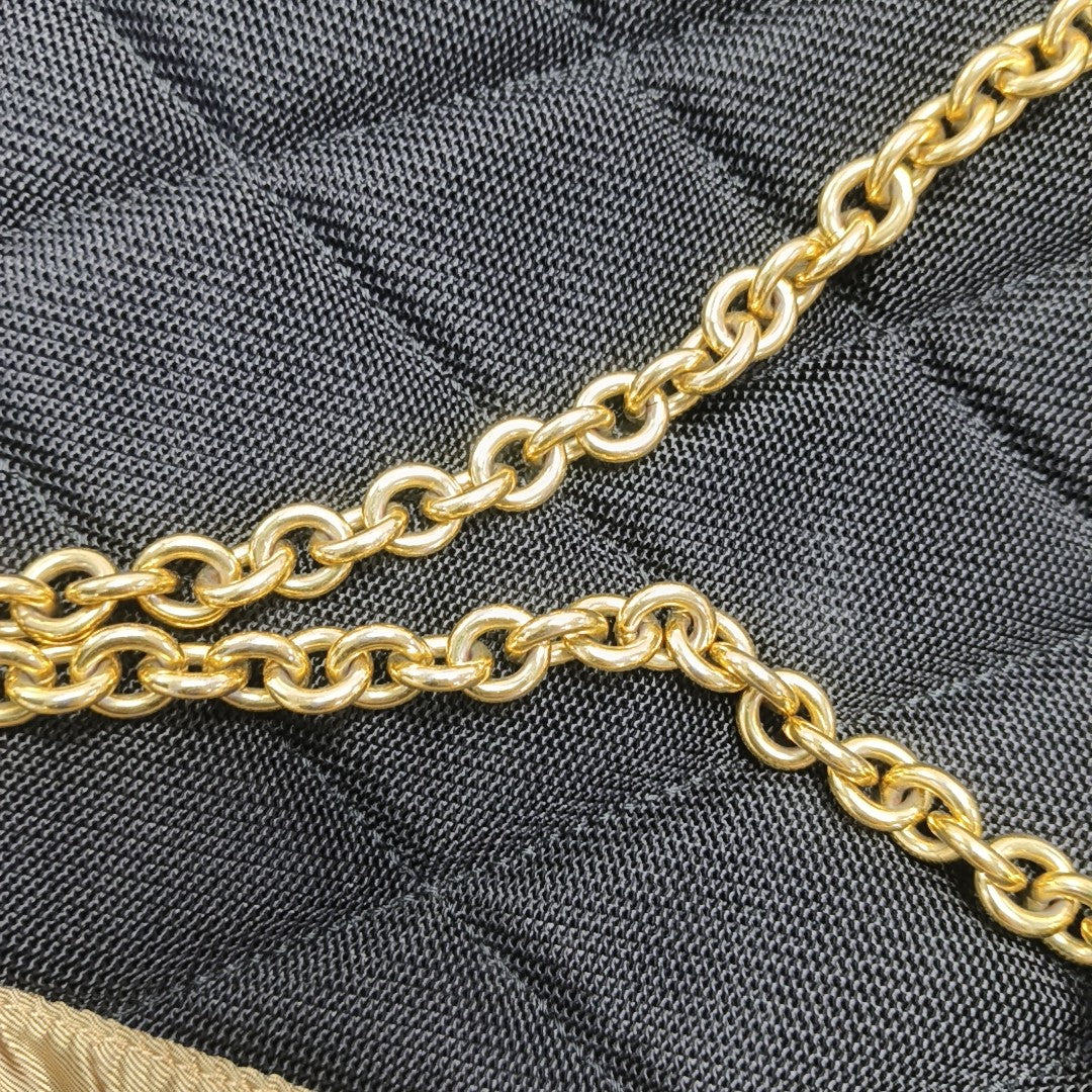 The Rucksack Medium Nylon Gold