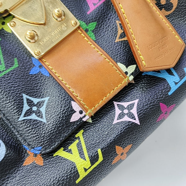 LV × TM SPEEDY 30 Monogram Coated Canvas Black