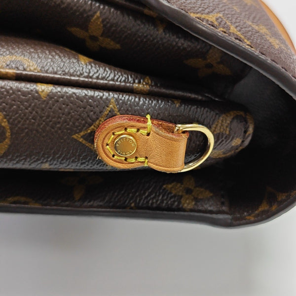 MÉTIS MM Monogram Coated Canvas Brown