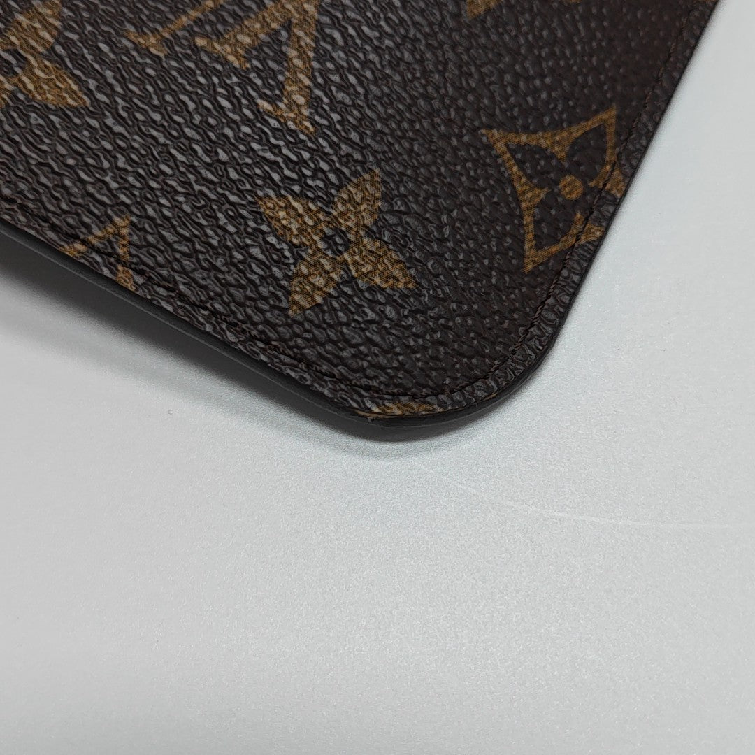 NEVERFULL GM Monogram Coated Canvas Brown