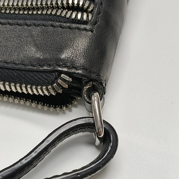 Coated Canvas Shoulder Bag Gray