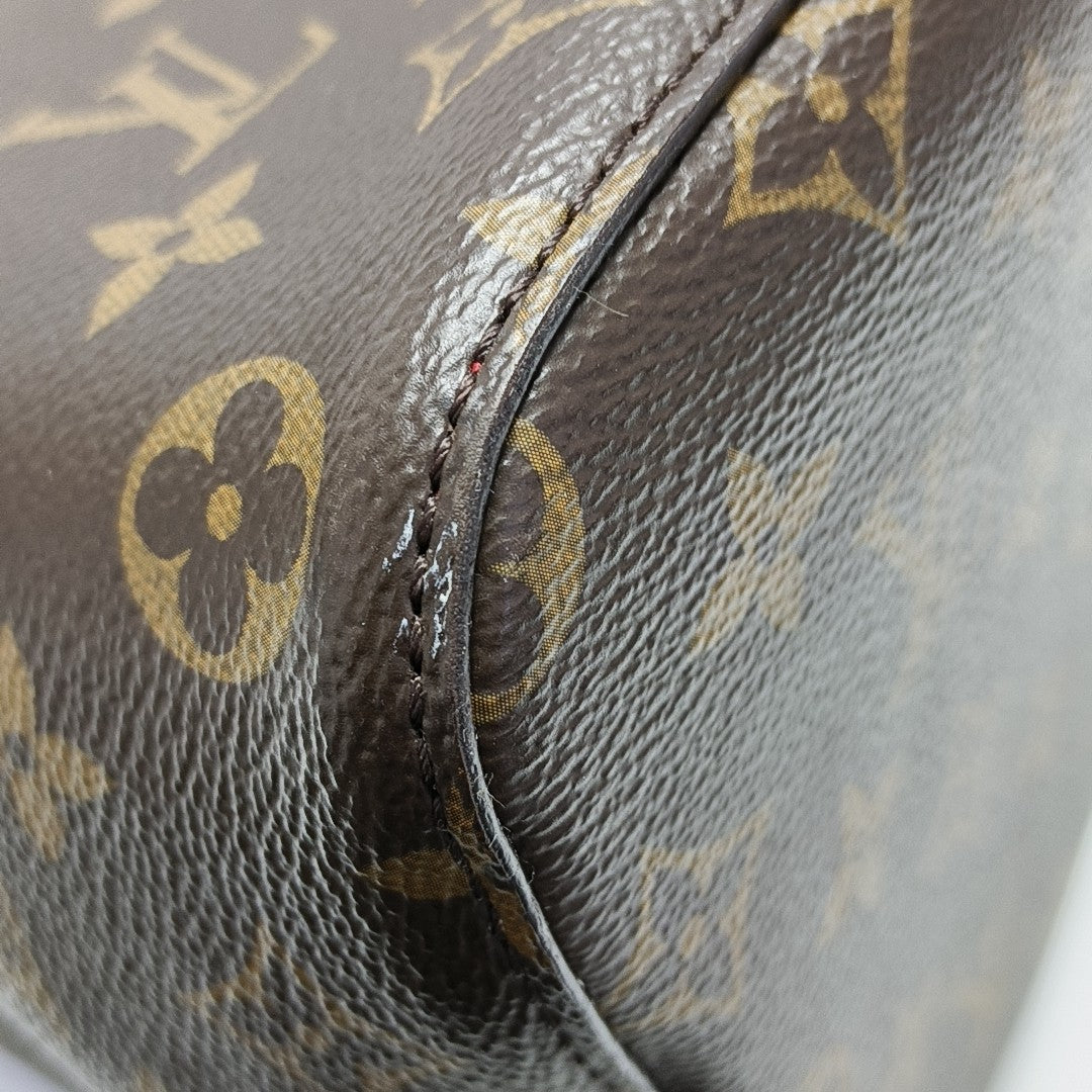 NÉONOÉ MM Monogram Coated Canvas Brown