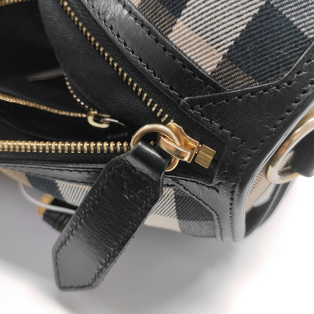 Canvas Shoulder Bag Medium Beige