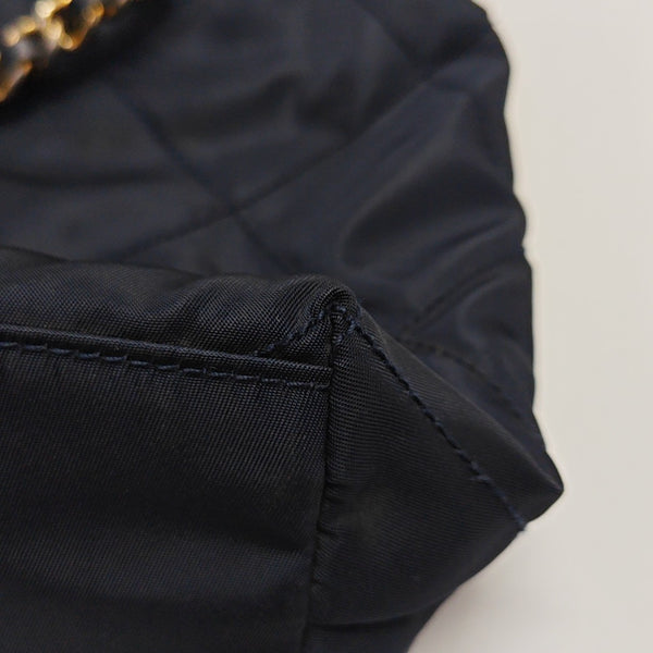 Nylon Shoulder Bag Blue
