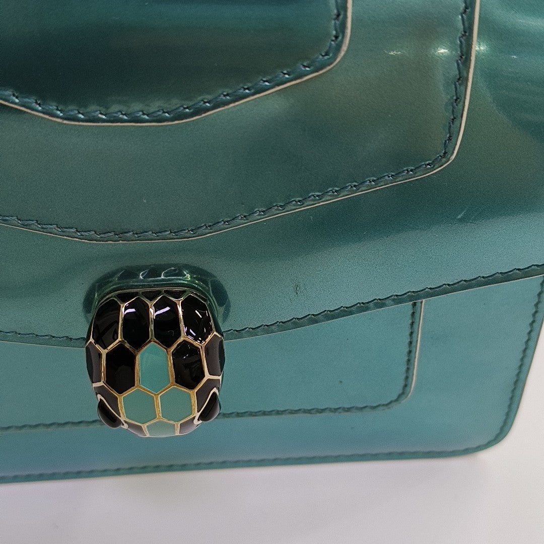 SERPENTI FOREVER Small Calfskin Green